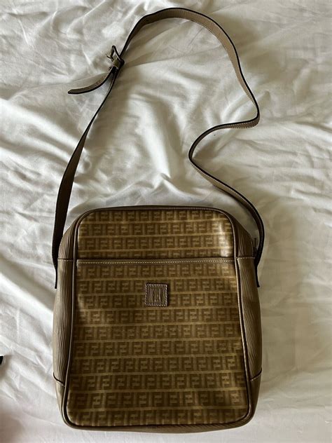 vintage fendi bag black|authentic vintage fendi crossbody bag.